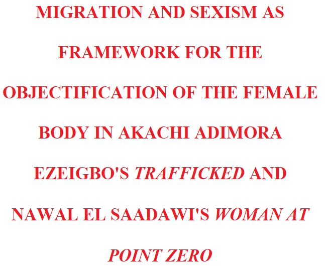 MIGRATION AND SEXISM AS FRAMEWORK FOR THE OBJECTIFICATION OF THE FEMALE ...